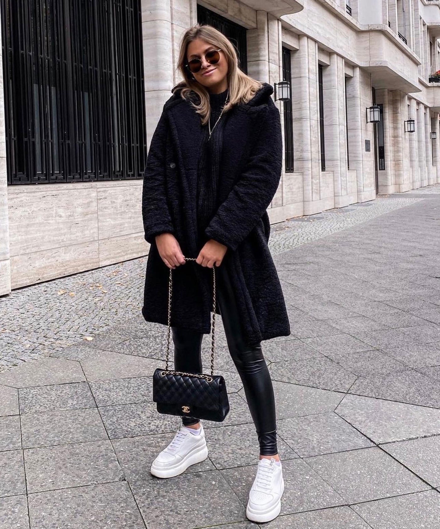 Teddymantel Schwarz  Ladypolitan - Fashion Onlineshop für Damen   