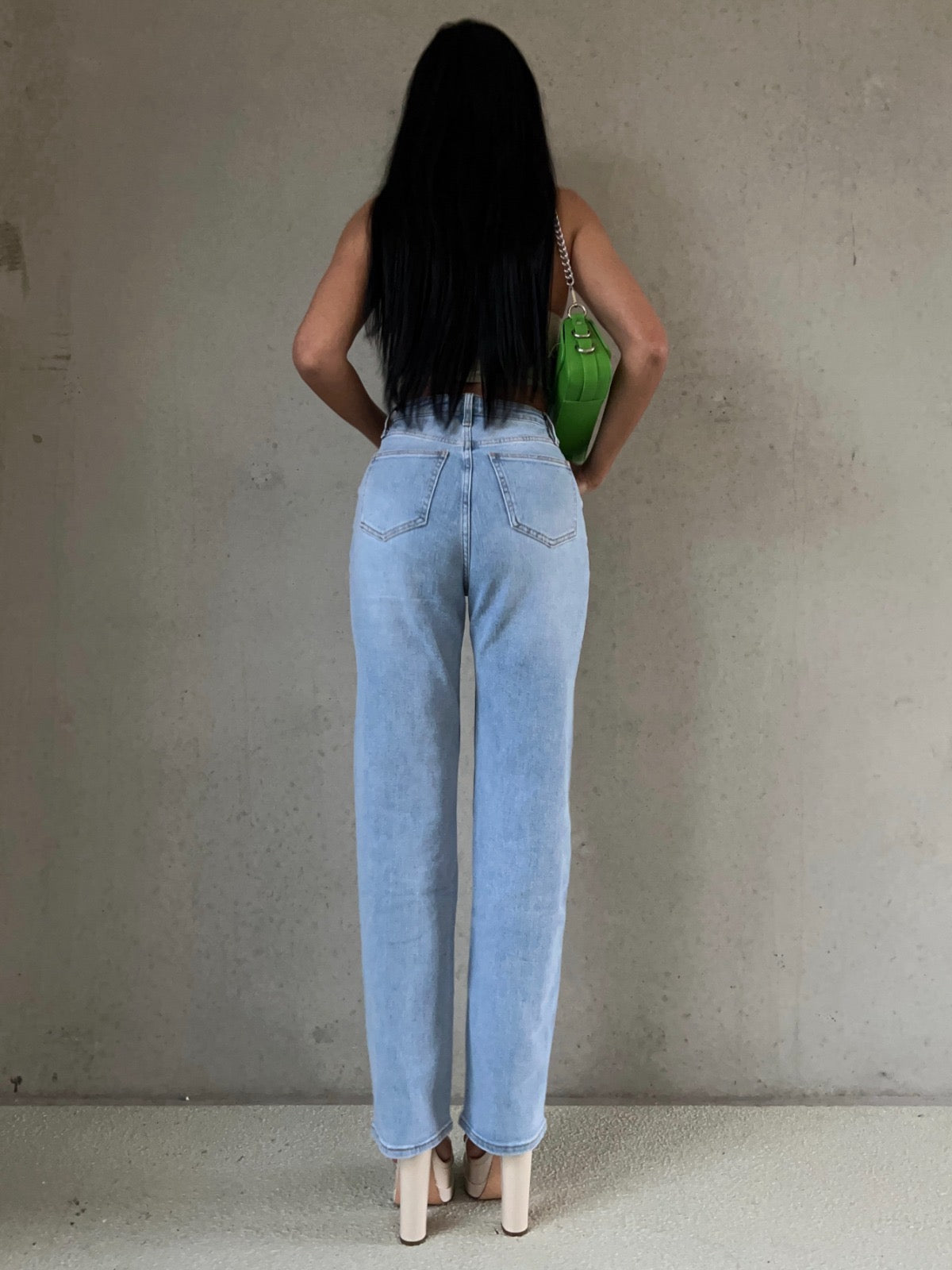 Wide Leg Jeans Amelia Hellblau  Ladypolitan ♡   