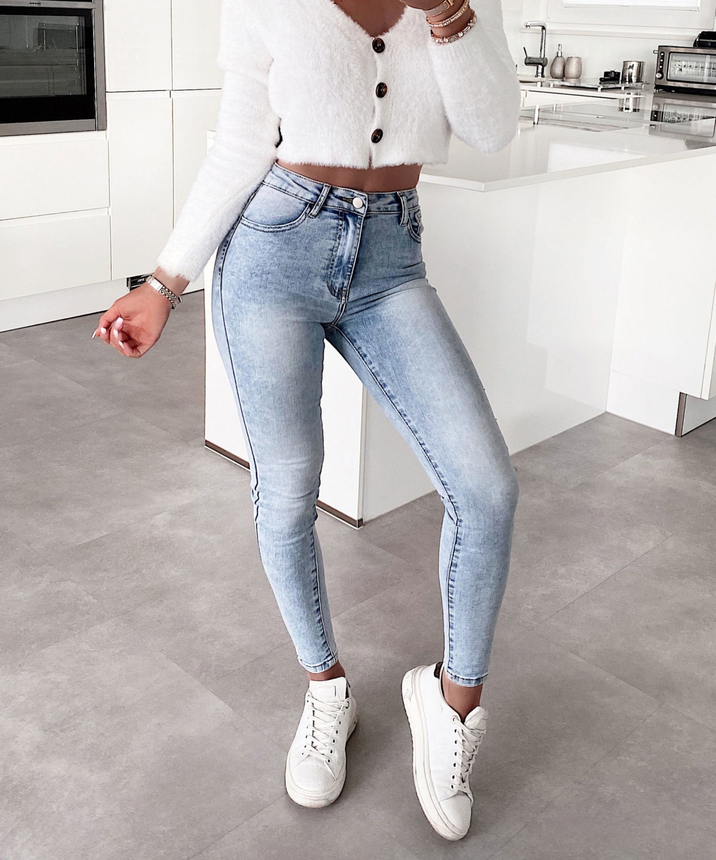 Highwaist Jeans Amina  Ladypolitan - Fashion Onlineshop für Damen   