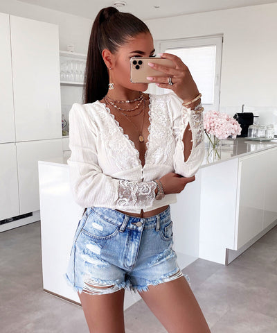 Jeans Shorts Christina  Ladypolitan - Fashion Onlineshop für Damen   