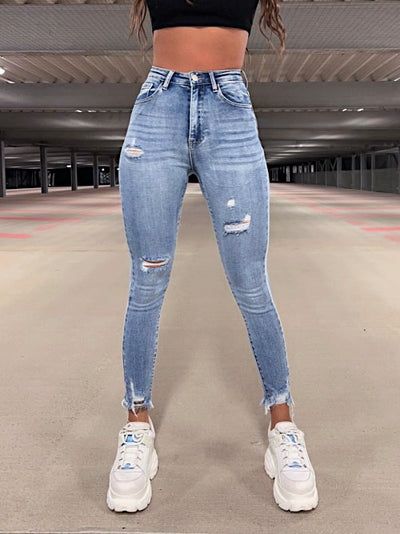 Skinny Jeans Lory Blau  Ladypolitan - Fashion Onlineshop für Damen   