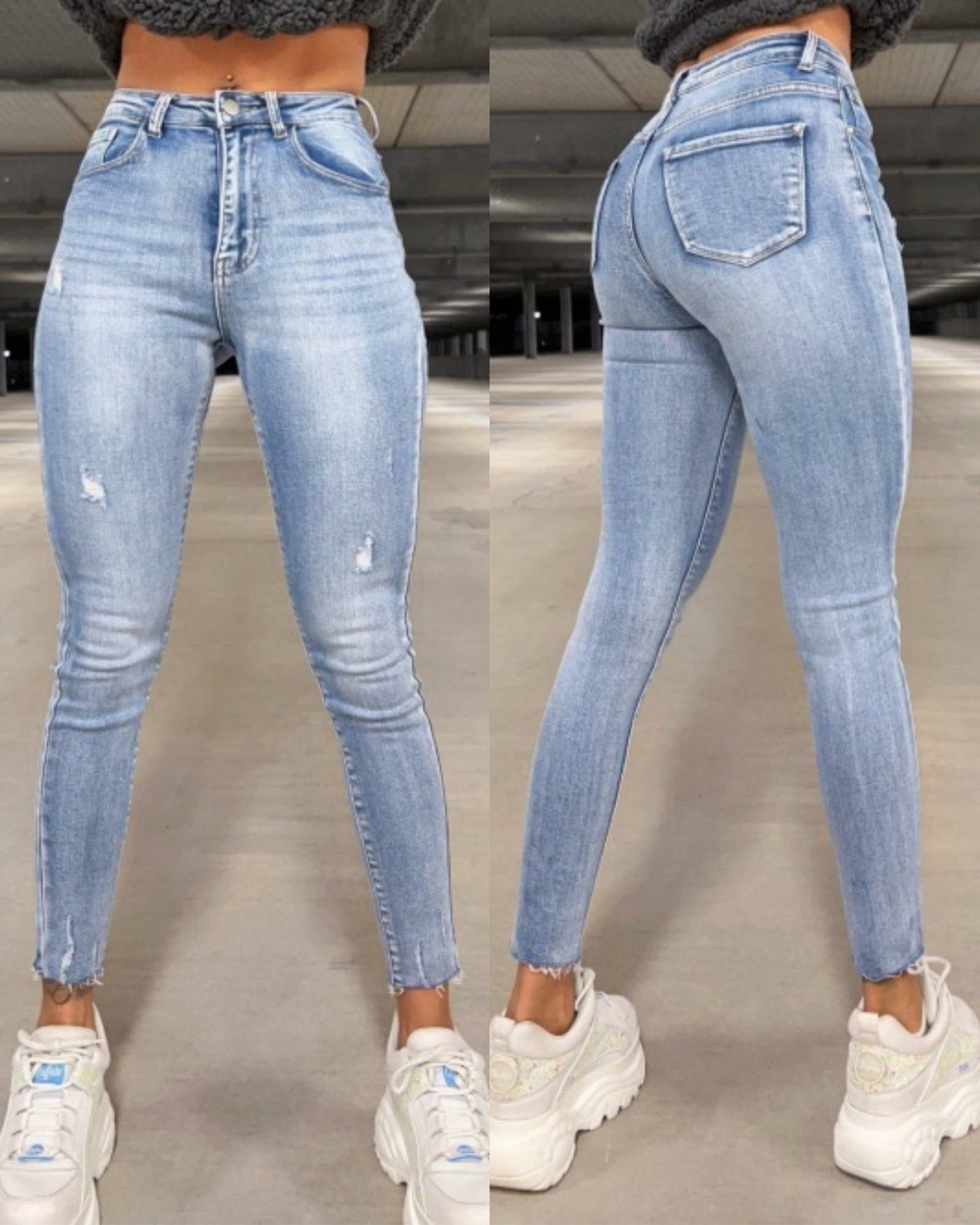 Skinny Jeans Mika Blau  Ladypolitan - Fashion Onlineshop für Damen   