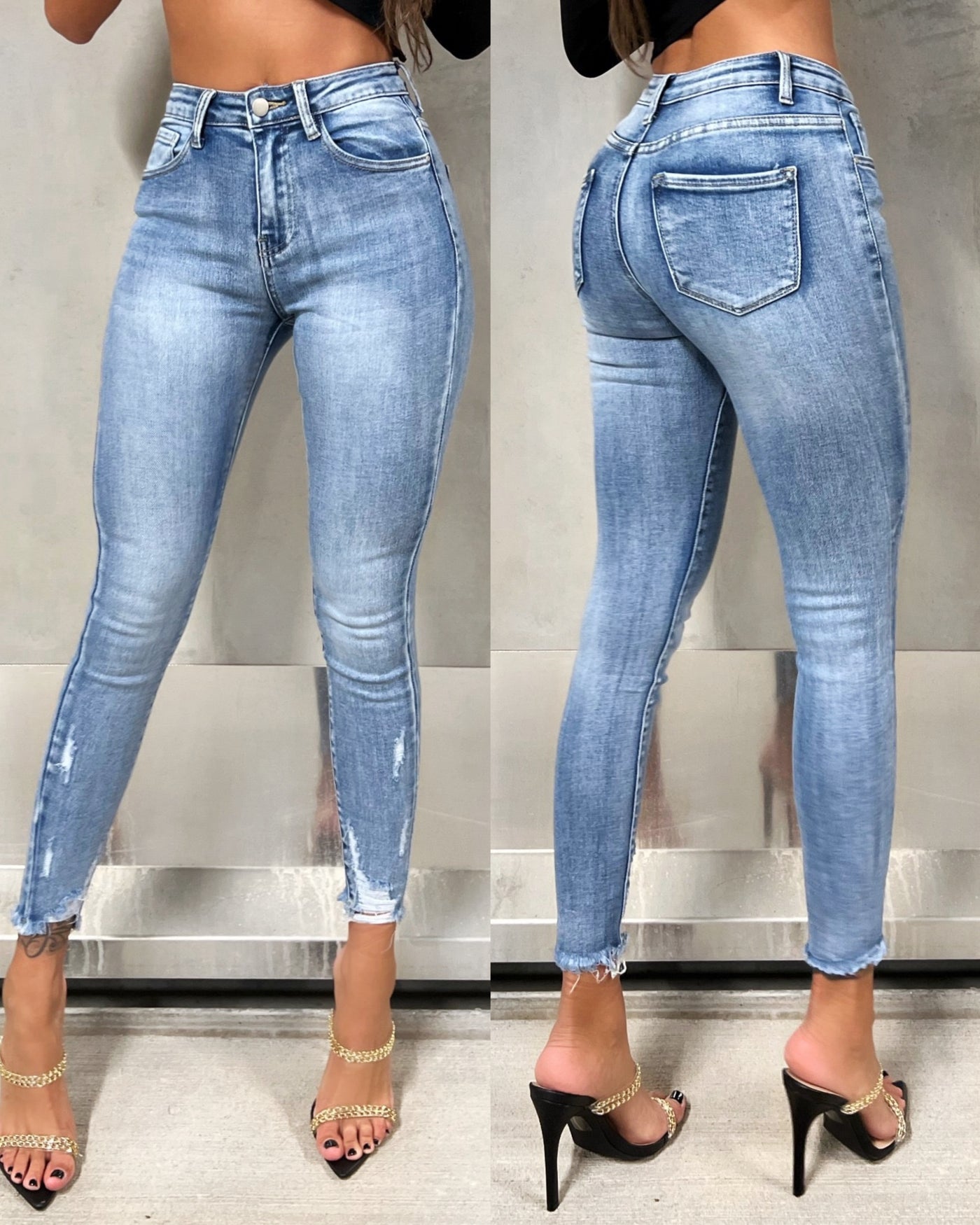 Skinny Jeans Yaretzi Blau