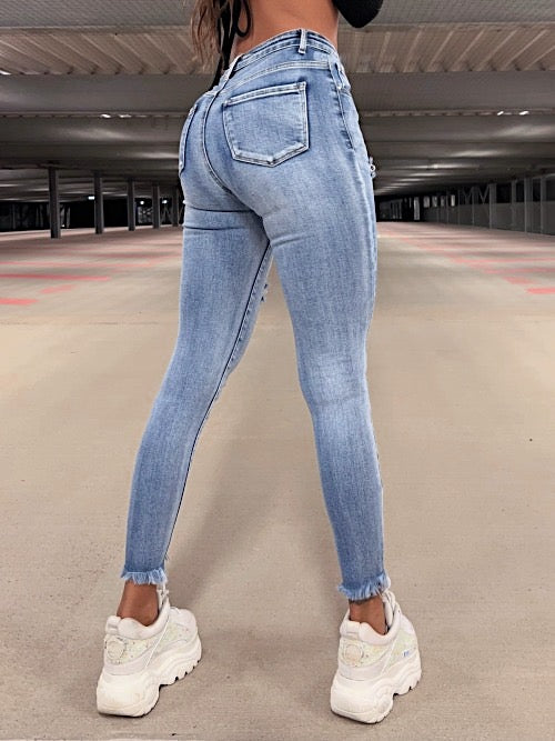 Skinny Jeans Lory Blau  Ladypolitan - Fashion Onlineshop für Damen   