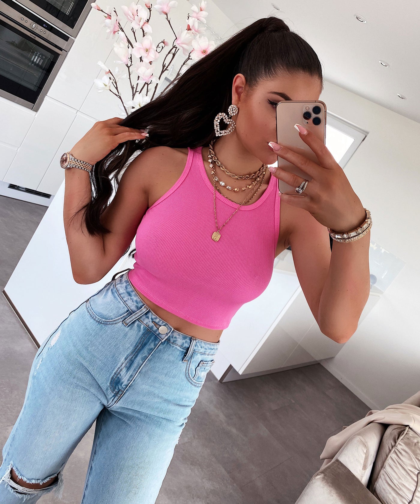 Top Chamie Pink  Ladypolitan - Fashion Onlineshop für Damen   