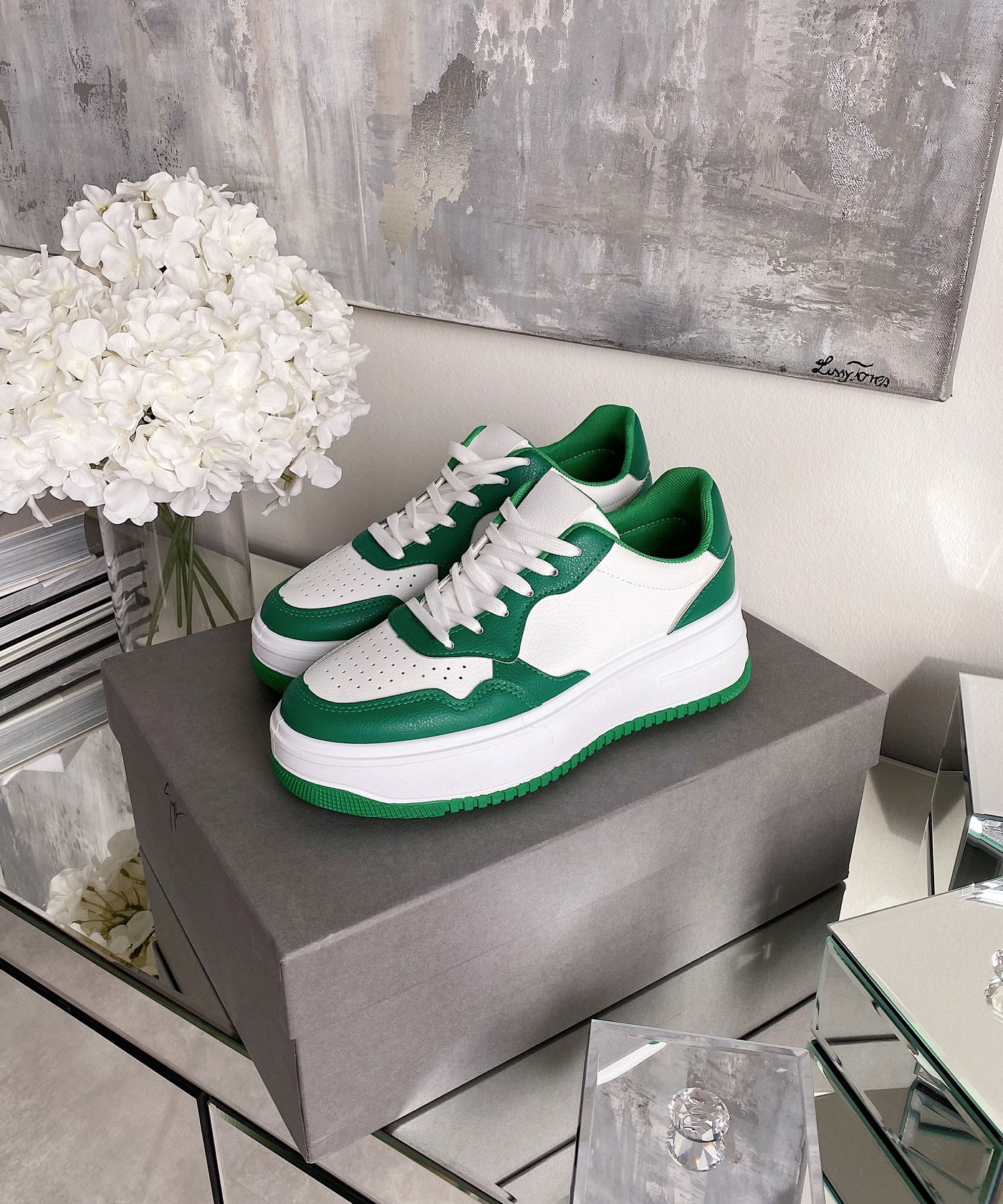 Sneaker Gwendolyn Grün  Ladypolitan - Fashion Onlineshop für Damen   