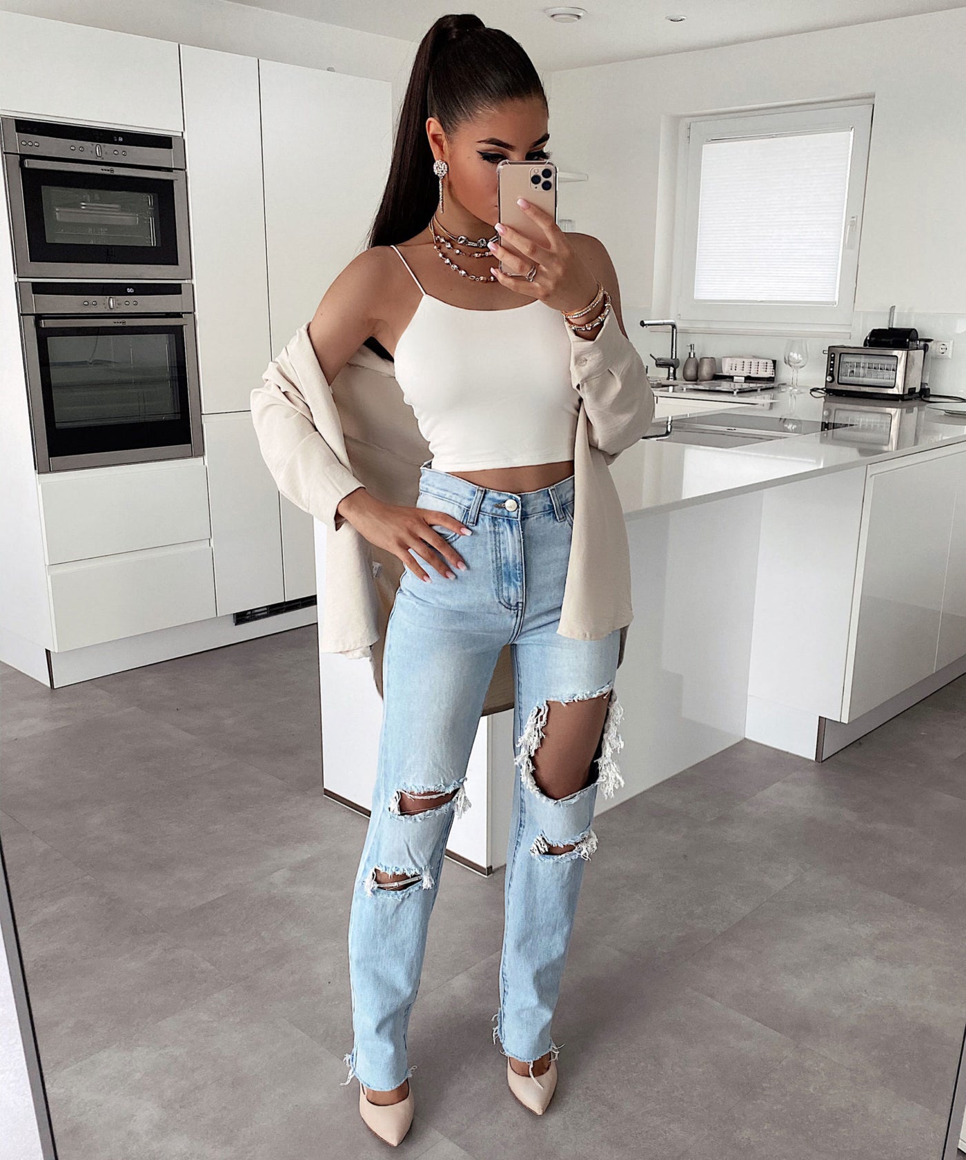 Long Straight Jeans  Ladypolitan - Fashion Onlineshop für Damen   