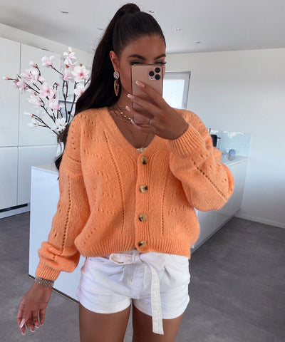 Cardigan Alicia Orange  Ladypolitan ♡   