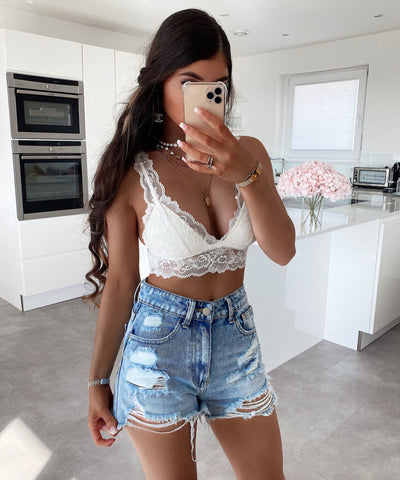 Jeans Shorts Christina  Ladypolitan - Fashion Onlineshop für Damen   